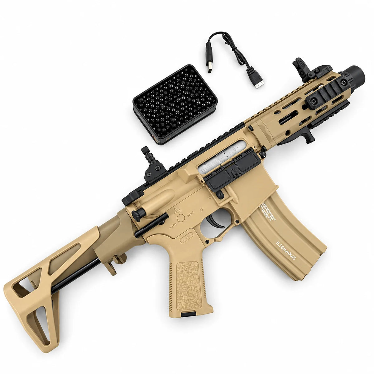 DD M4-PDW Gel Blaster with High-Speed Fire Mode and Metal Magazine – Flagship