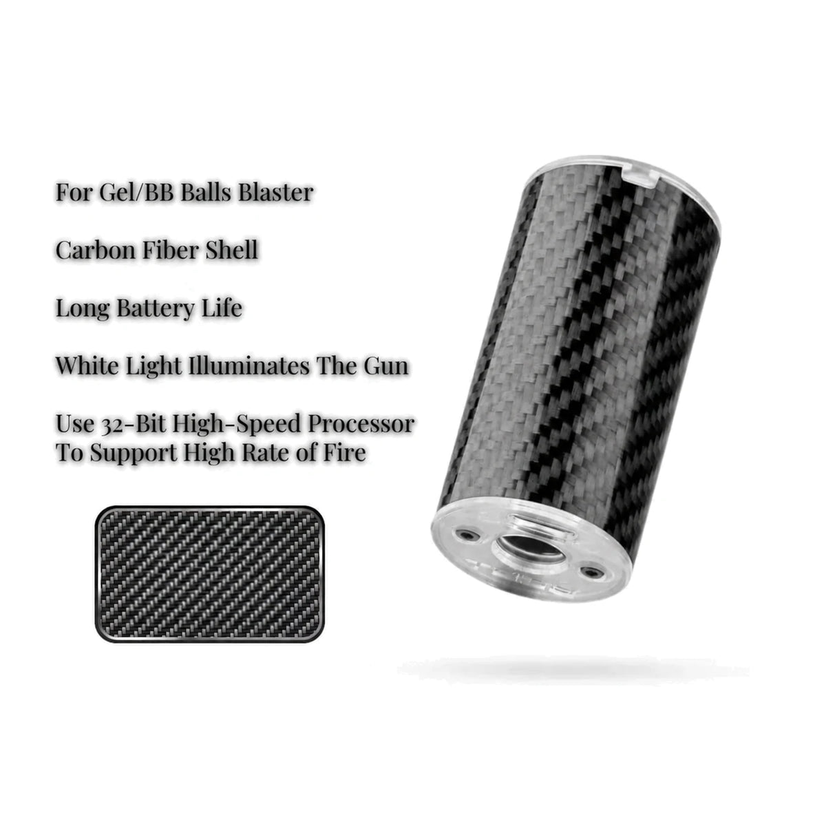 Carbon Fiber Tracer for Gel Ball/BB Blasters 2.0