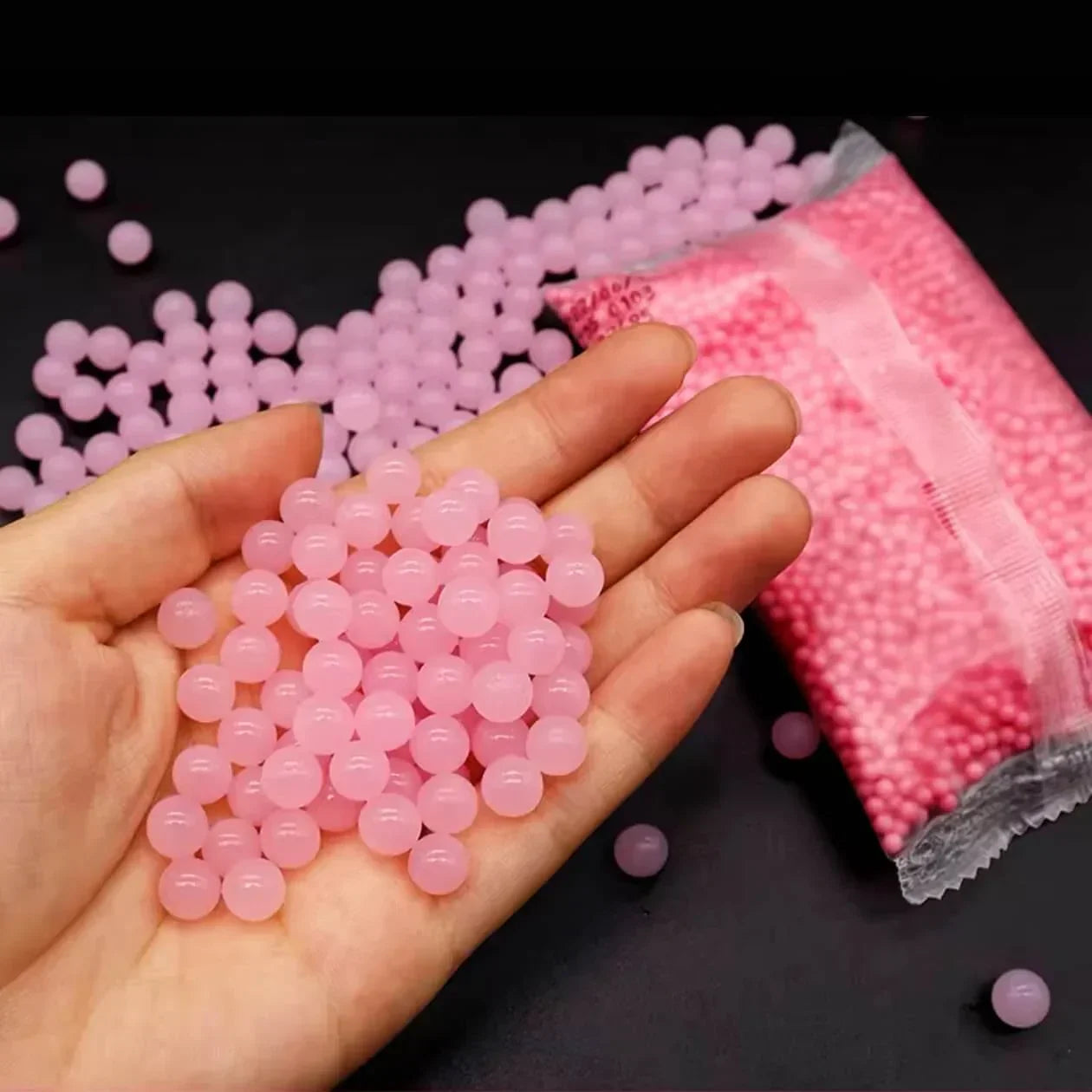 60,000 Splaterballs Gel Balls Orbeez With 800 ML Water Bullets Quick Loading Subpackage Bottle for Gel Ball Blaster LKCJ