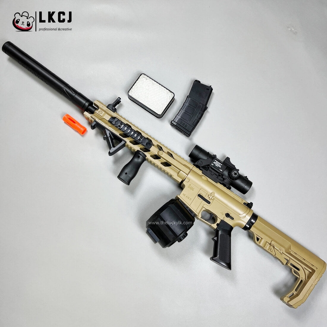 HK416D-Viper Gel Blasters 25M Shoot Range With 2 Mags