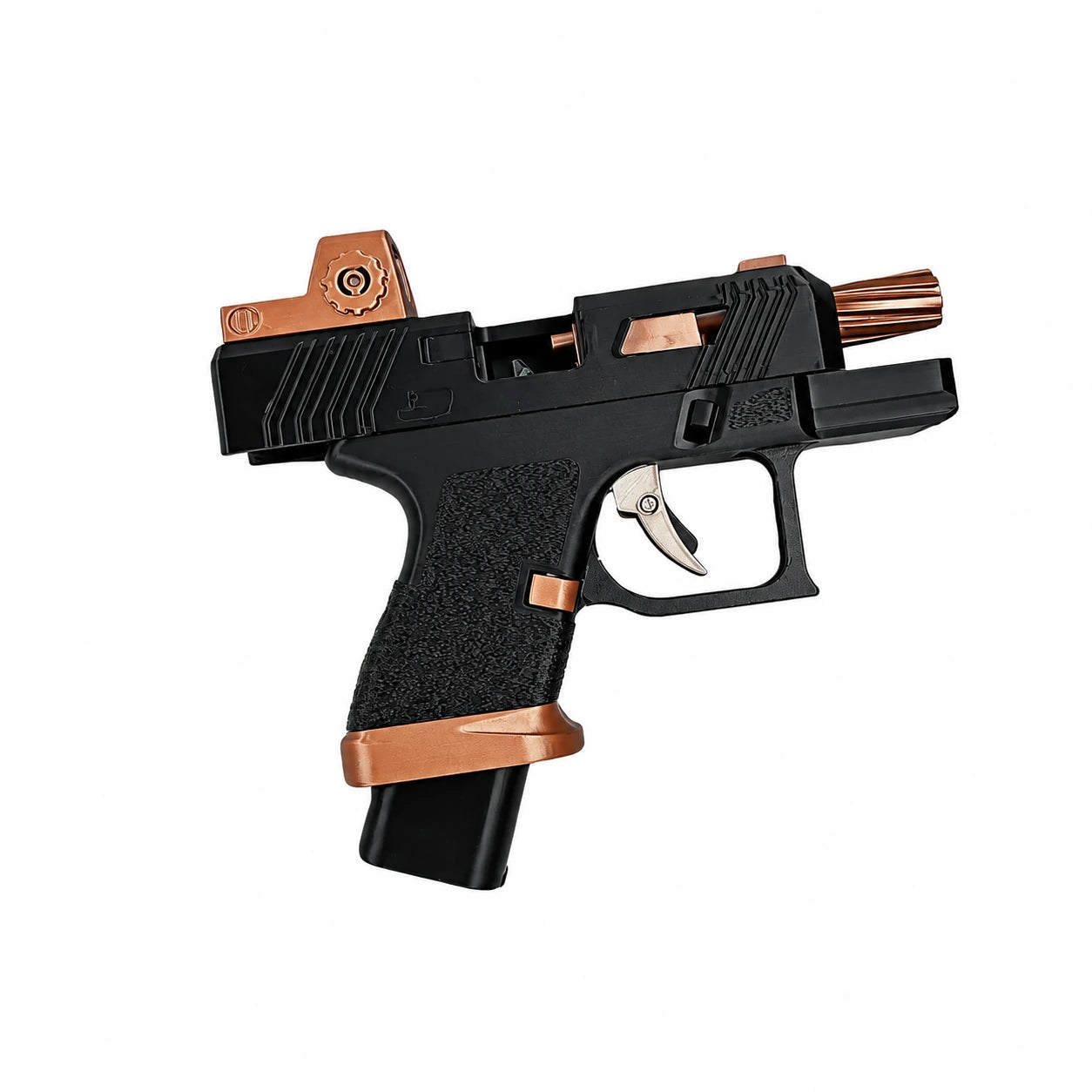 3D Printed Mini Pistol 34 Blowback Dart Blaster Automatic Shell Ejection