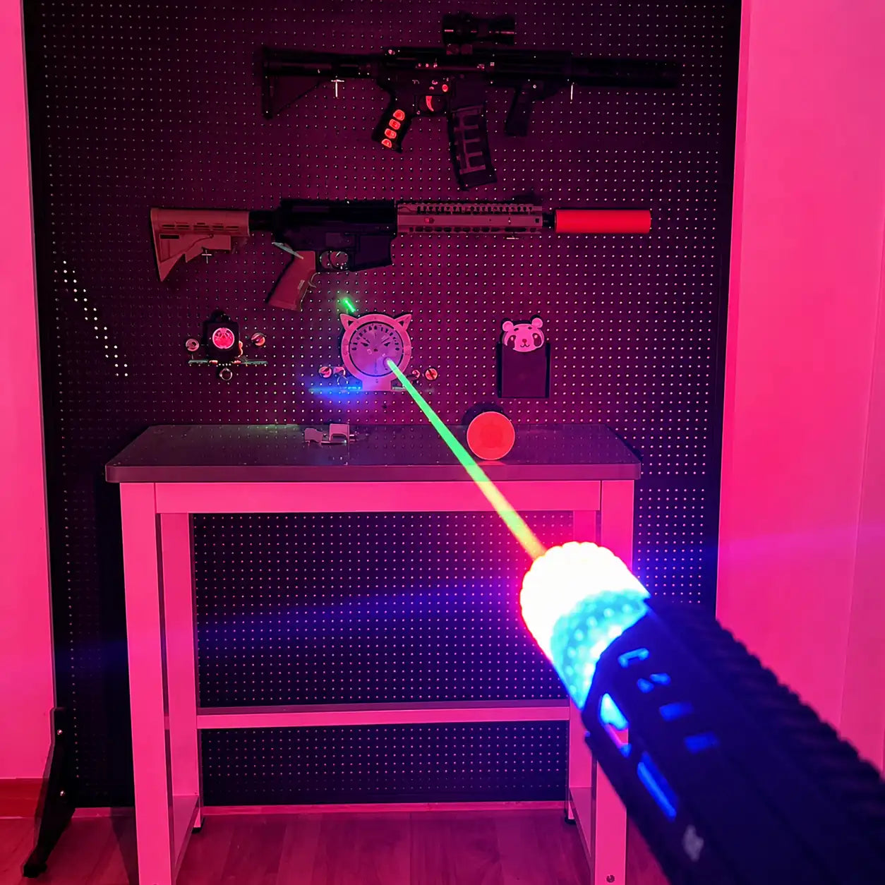 3D Printed RGB Tracer With Rainbow+7 Colors