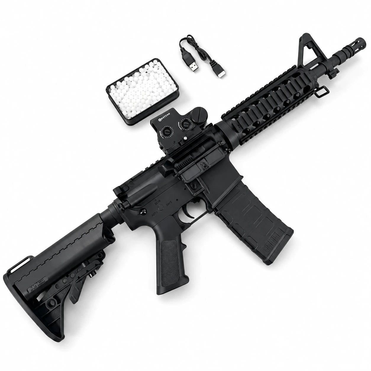 M4A1/SLR Gel Blaster with ATM Gearbox & Fire Control Chip