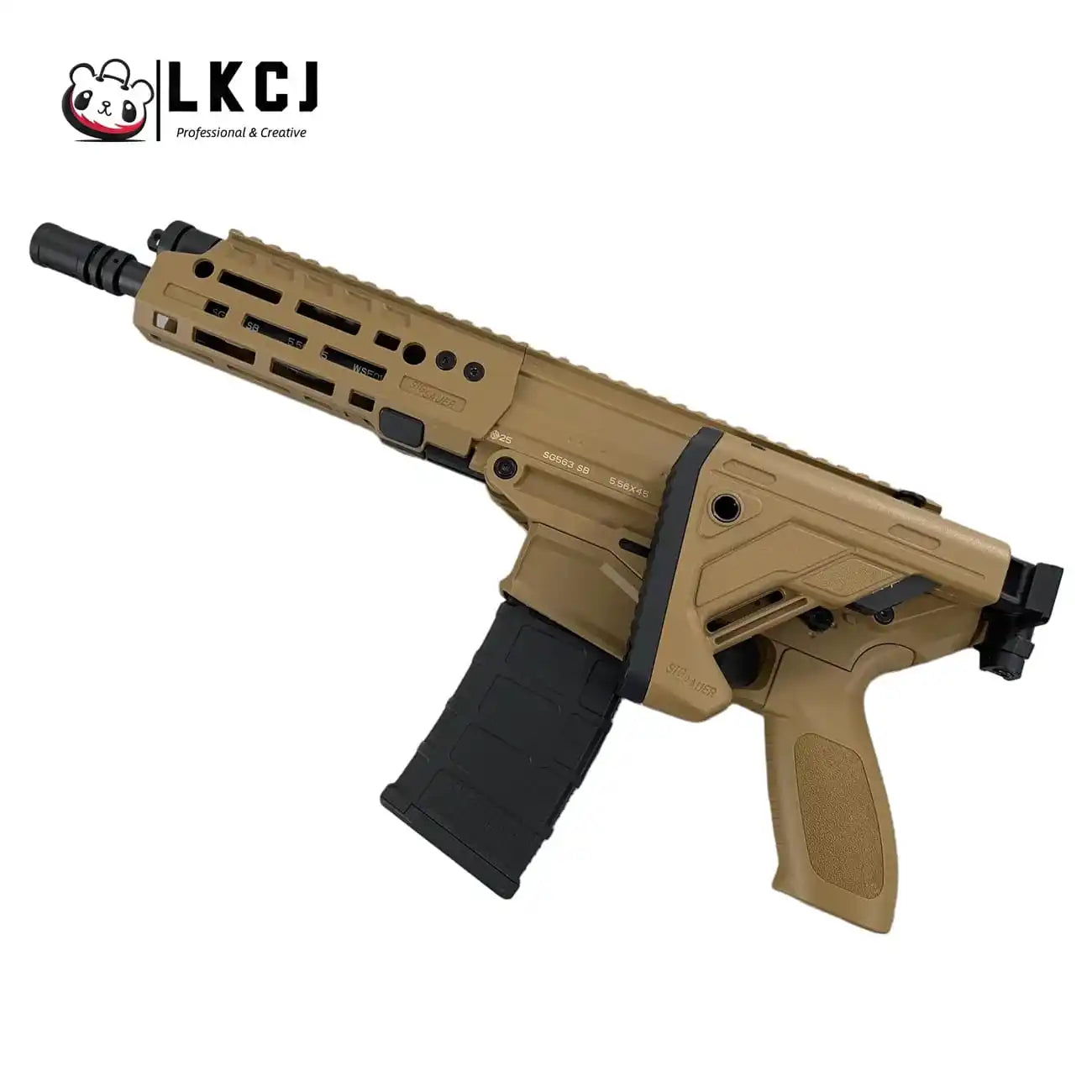 G563 Tactical Gel Blaster close-up rear section