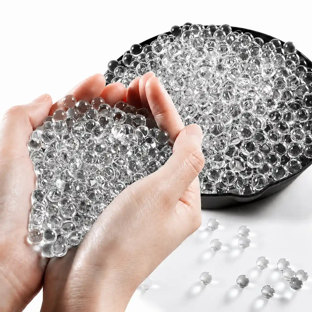60,000 Gel Balls With Collapsible 600ml Gel Ball Quick-Loading Bottle