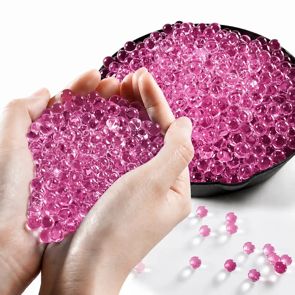 60,000 Gel Balls With Collapsible 600ml Gel Ball Quick-Loading Bottle