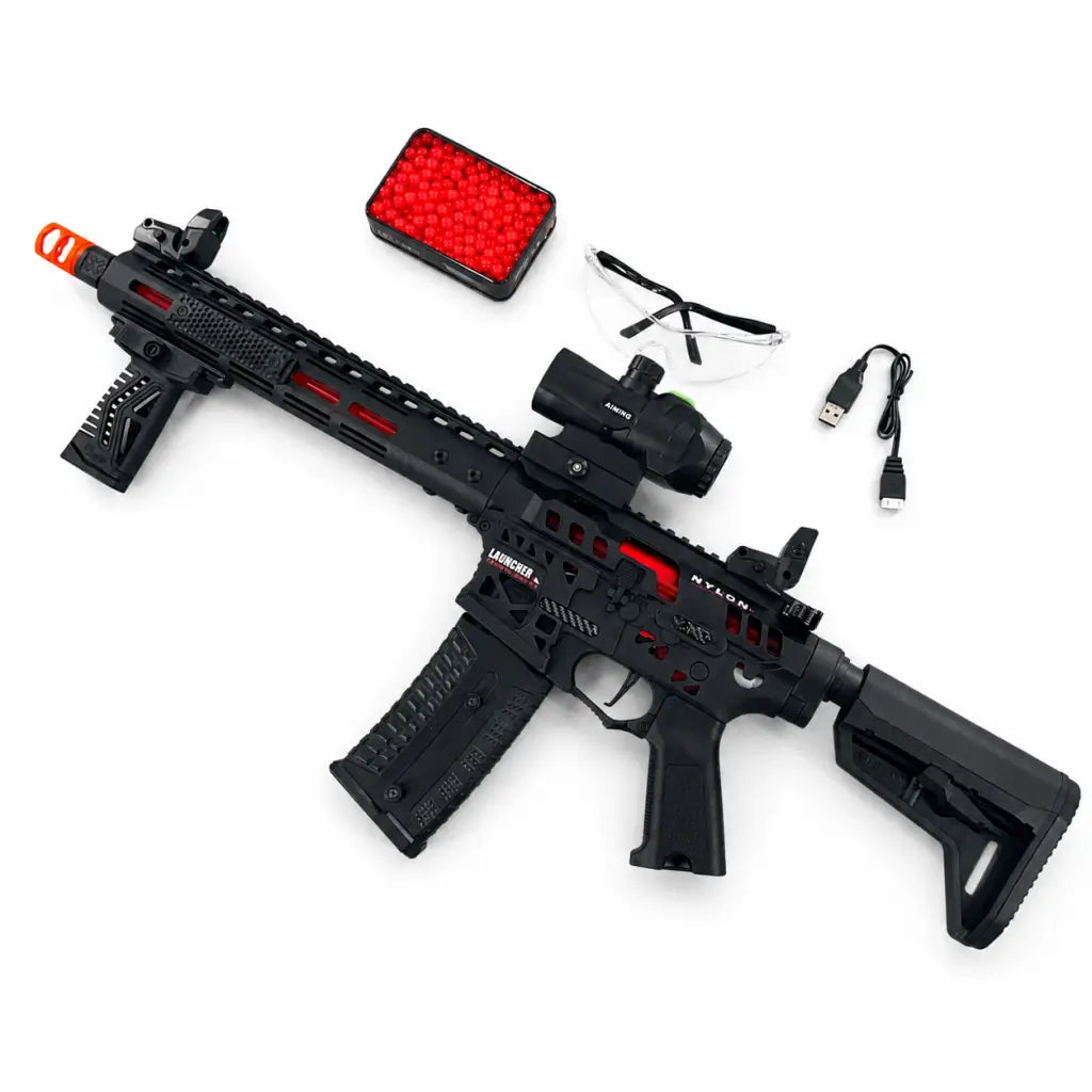Tactical Edition N4 Blaze Gel Blaster With Carbon Fiber Accents
