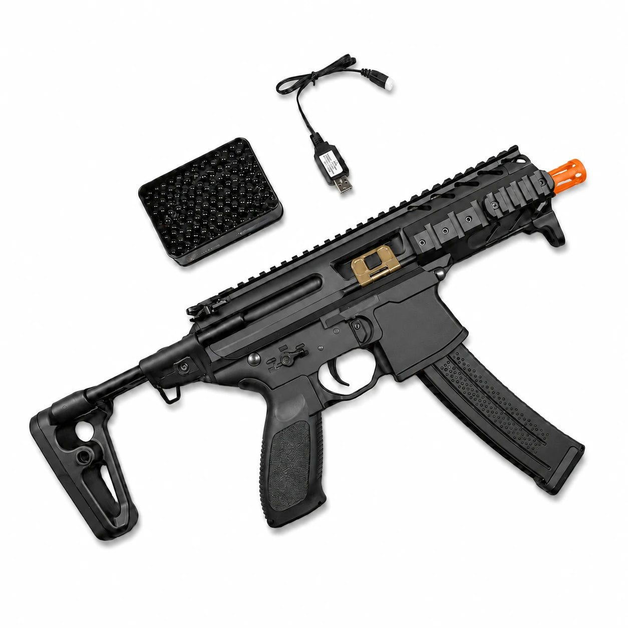 MPX Gel Blaster With Forward And Backward Movable Bolt