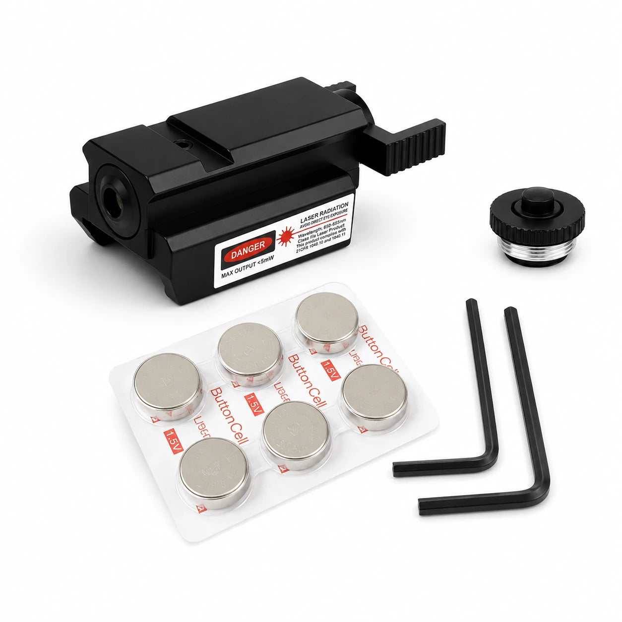 Mini Metal Red Laser With 20mm Adjustable Rail