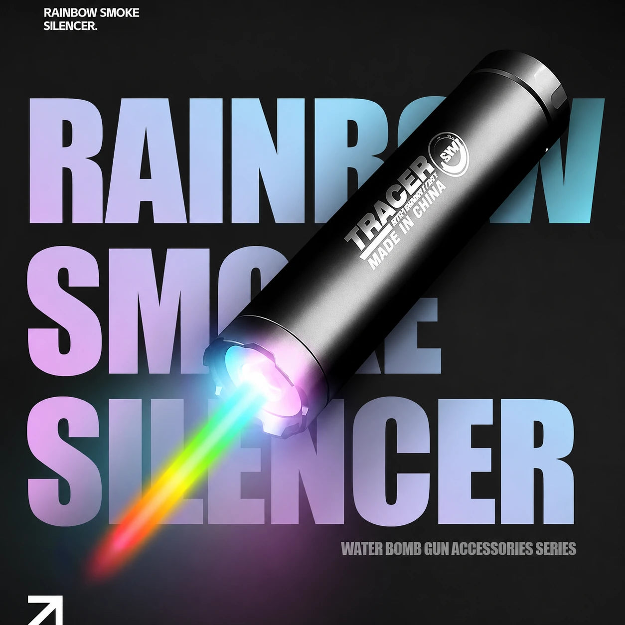 New Rainbow Smoke Tracer For Both Gel Blaster & Airsoft