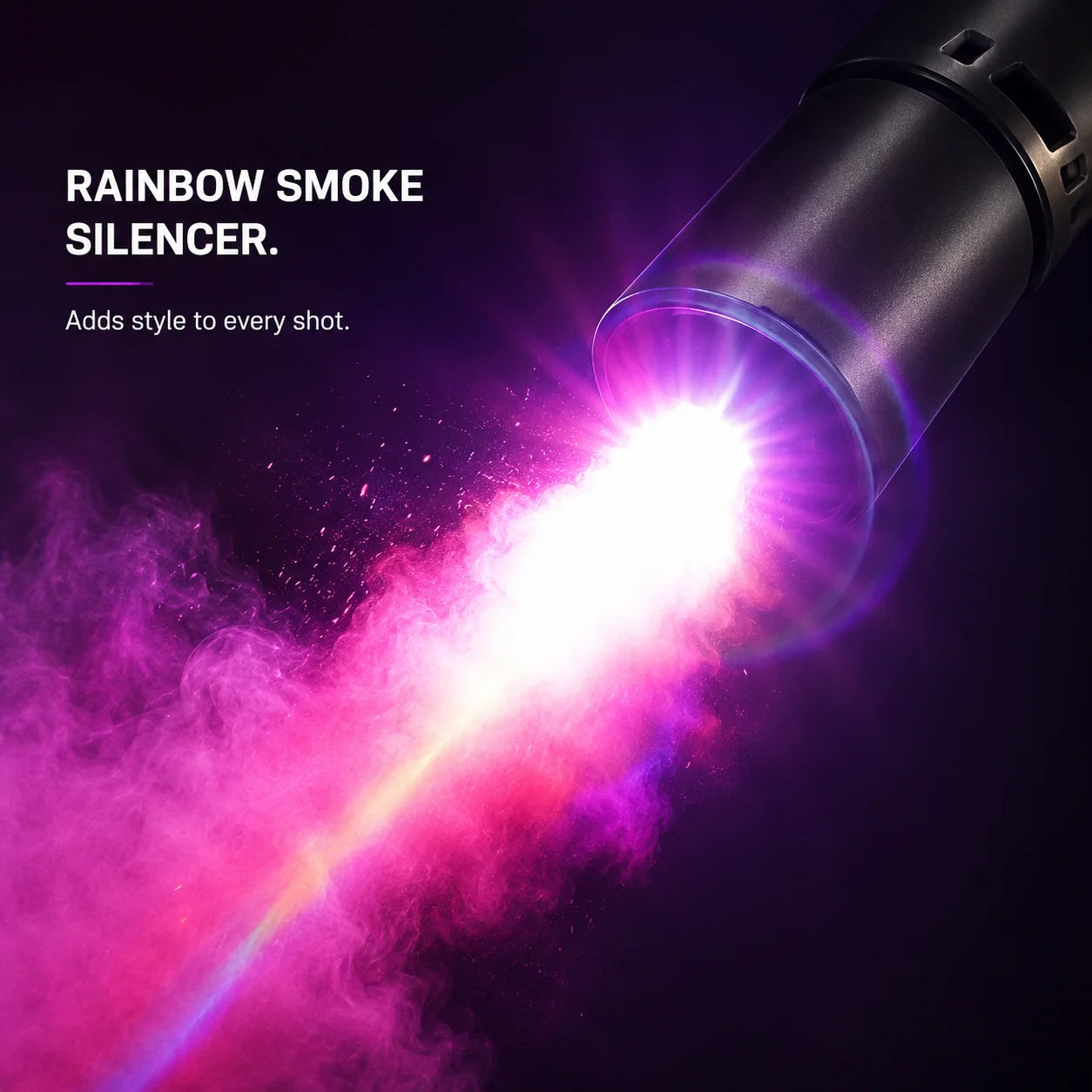 New Rainbow Smoke Tracer For Both Gel Blaster & Airsoft