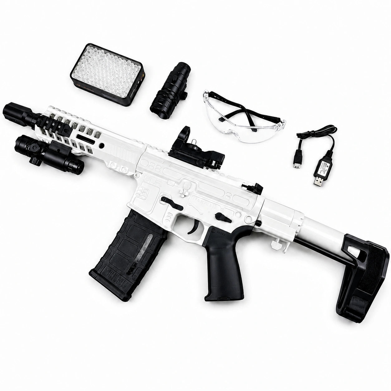 SLR Gel Blaster 2.0 With Forward And Backward Movable Bolt