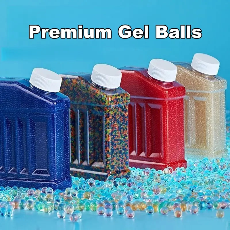 60,000 Gel Balls With Collapsible 600ml Gel Ball Quick-Loading Bottle