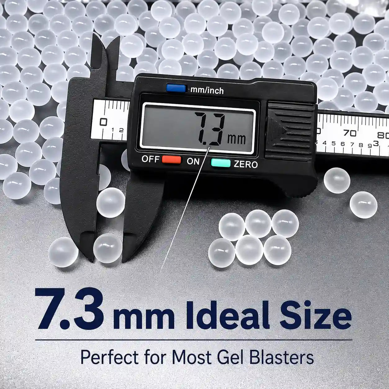 2 Packs of 6x Hardened Gel Balls For Enhancing The Performance of Gel Blasters