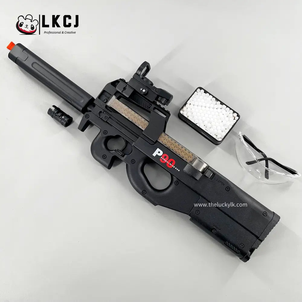 ミリタリー MODERN FIREARMS COLLECTION P90 Modern Firearms Collection II - Tan P90 w/Suppressor, Scope & Tac