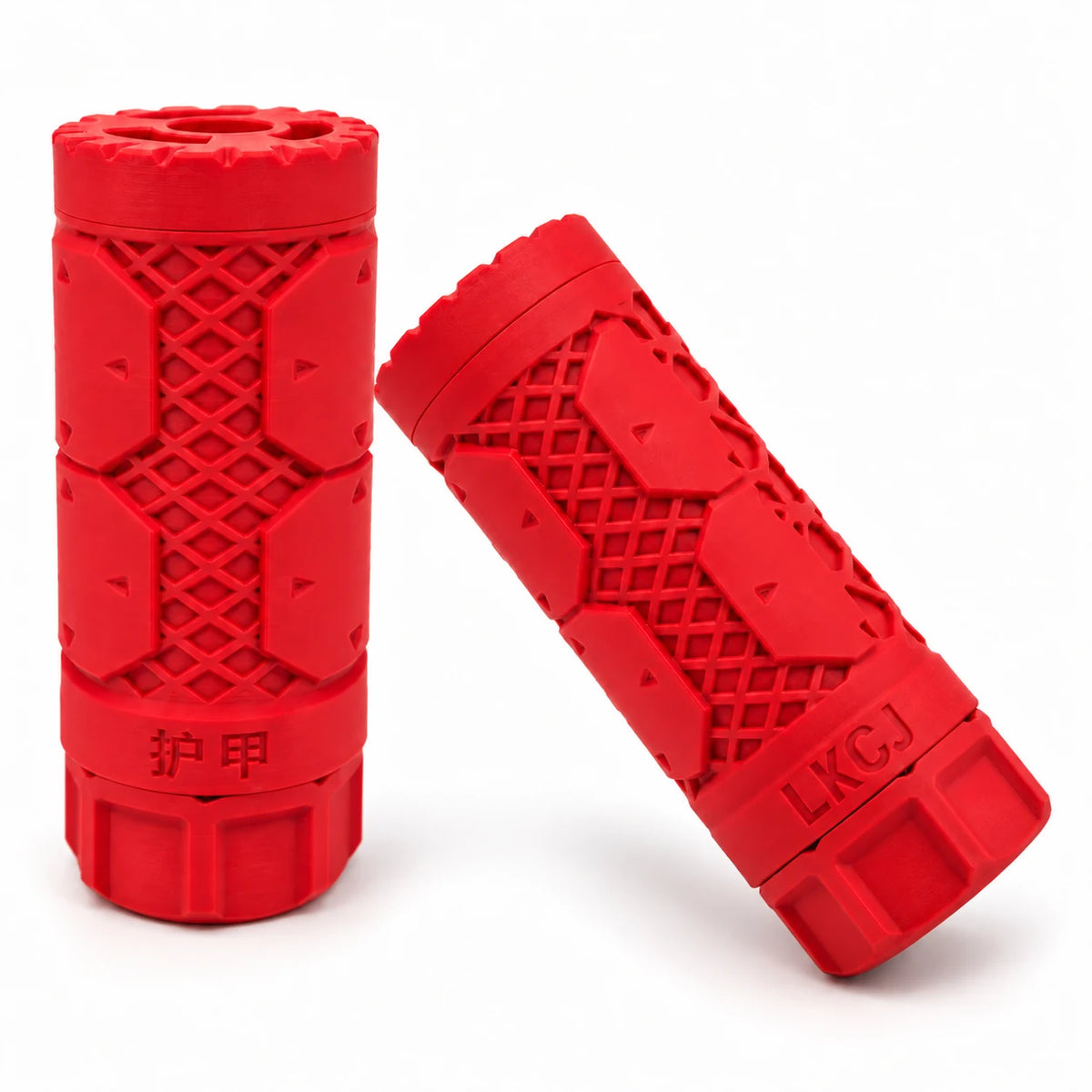 LKCJ ARMOR smoke tracer unit in Red, shown from two angles
