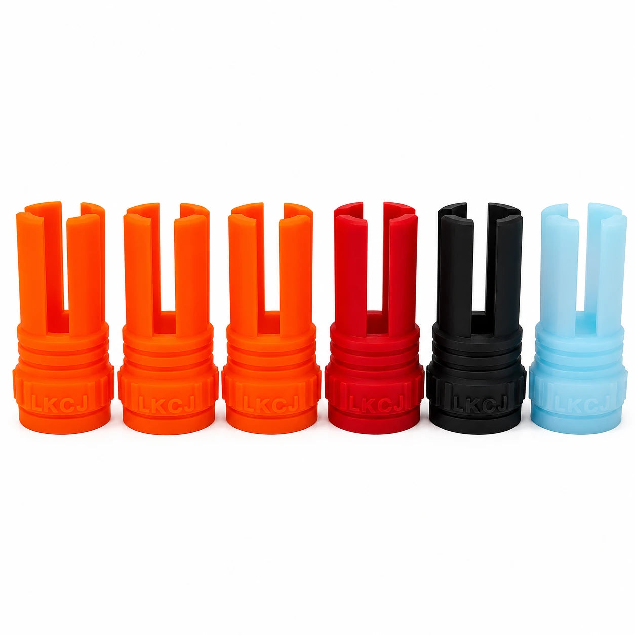 High Quality 3D Printed Orange Tips 6 PC Set 14MM CCW