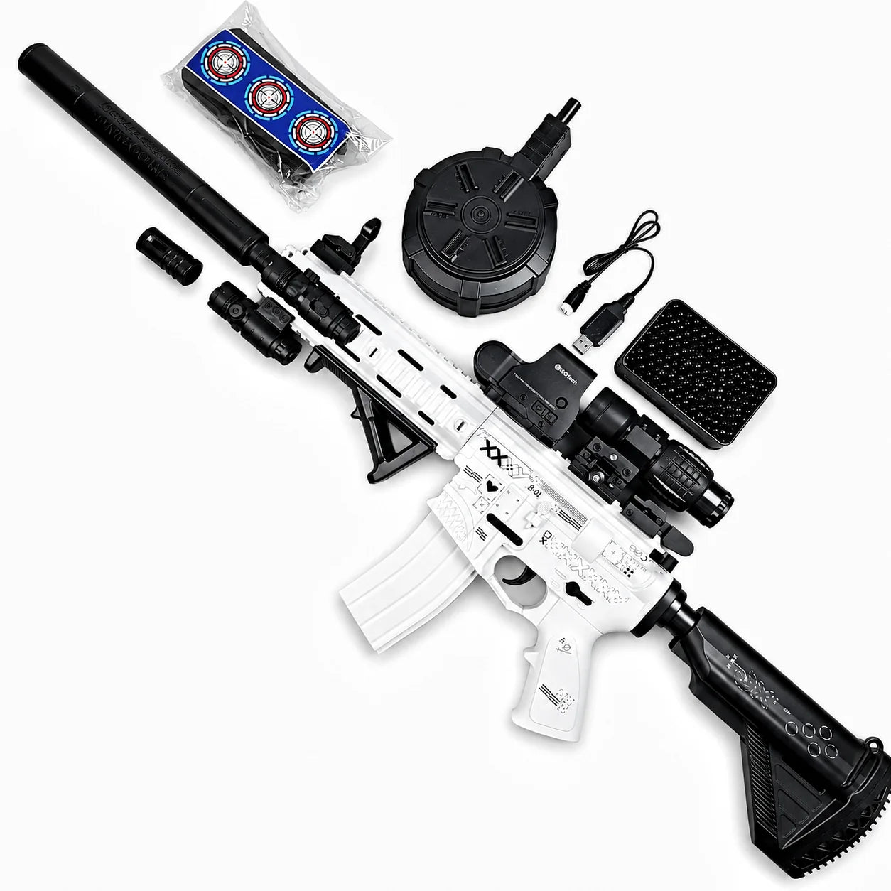 Exquisite Graffiti M416 Gel Blasters 25M Shoot Range