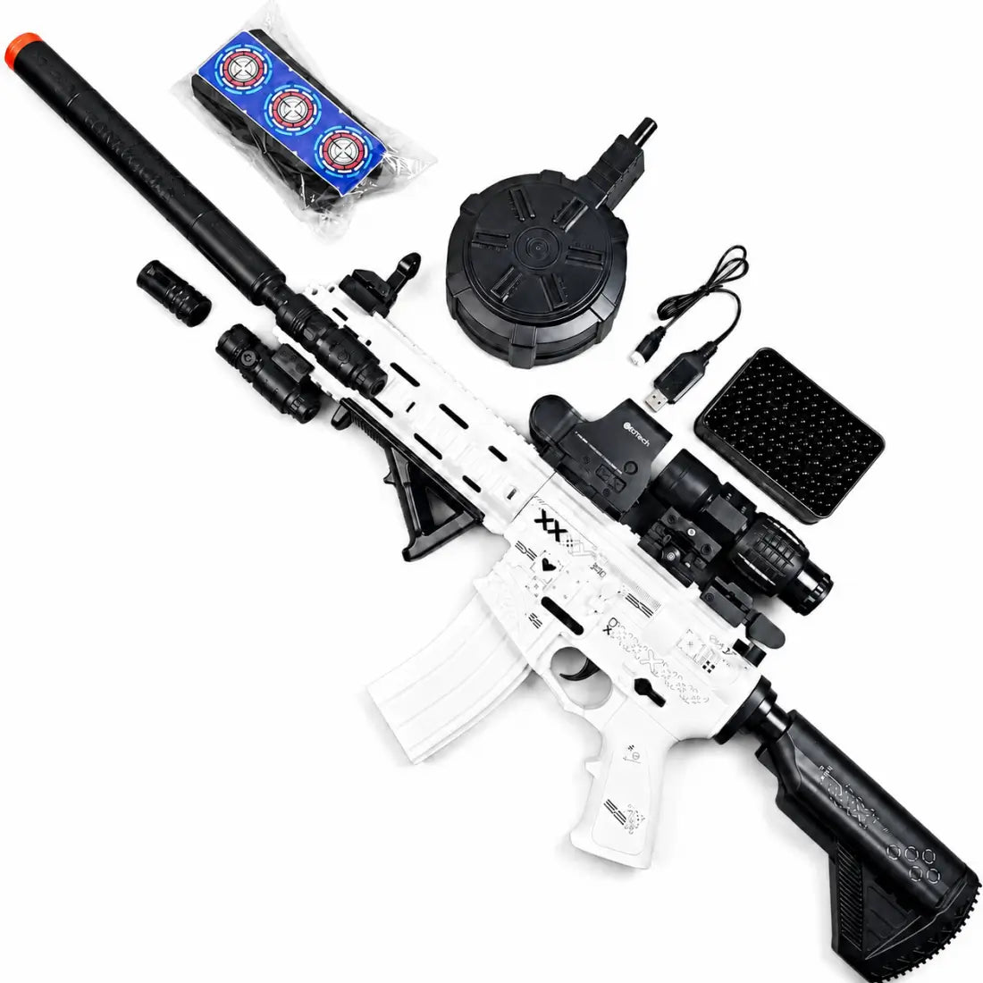 Exquisite Graffiti M416 Gel Blasters 25M Shoot Range