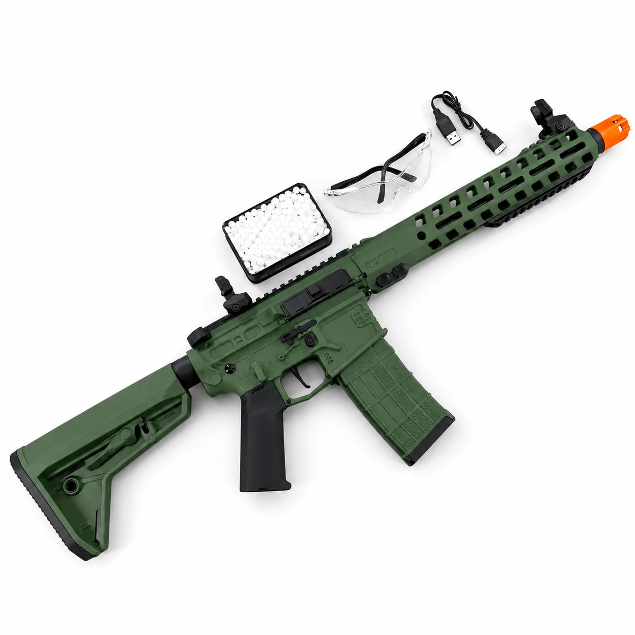 Army Green SLR Gel Blaster Adult Version