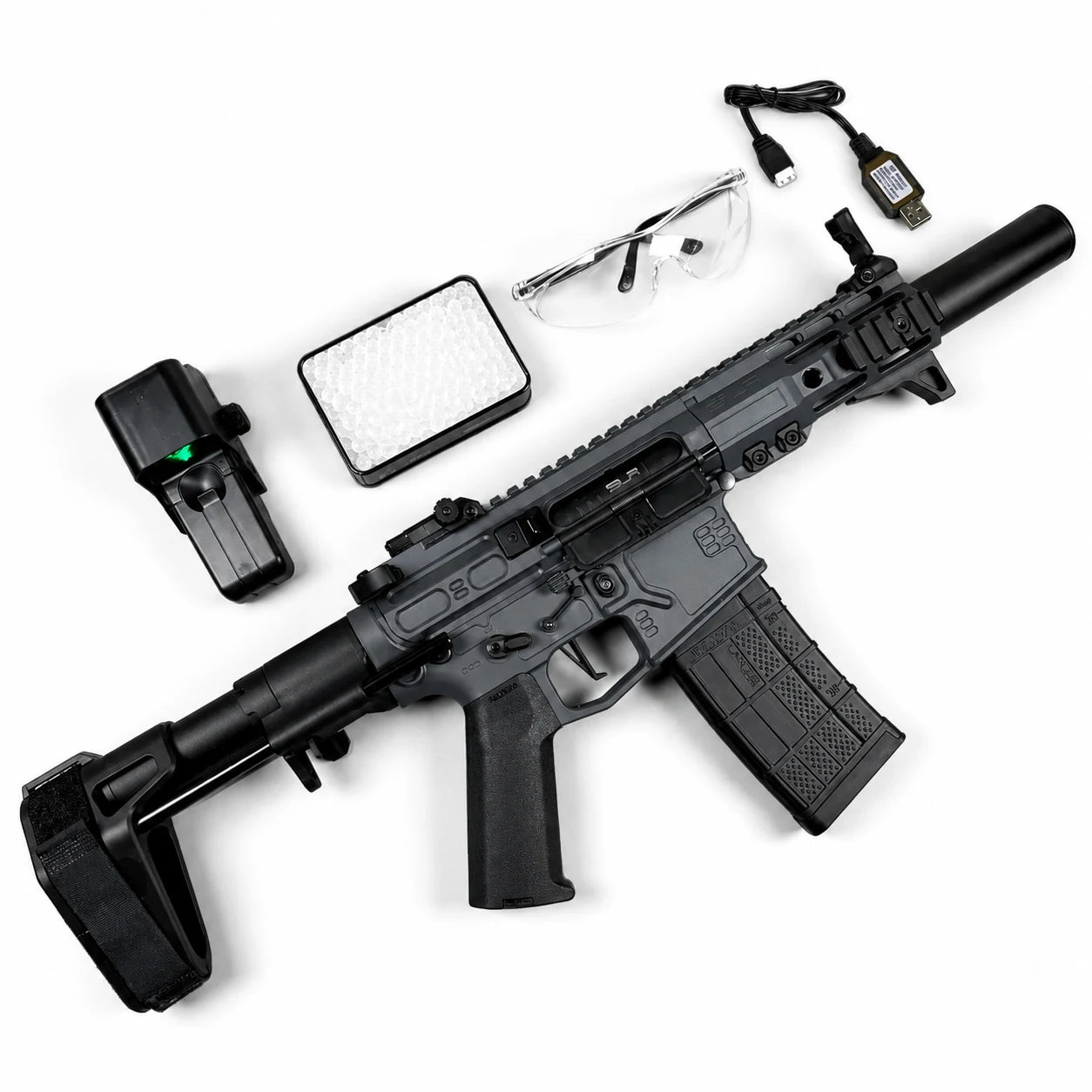 New SLR Precision Shooting Gel Blaster Fast Mode 11.1V Battery Recommended Age 18+