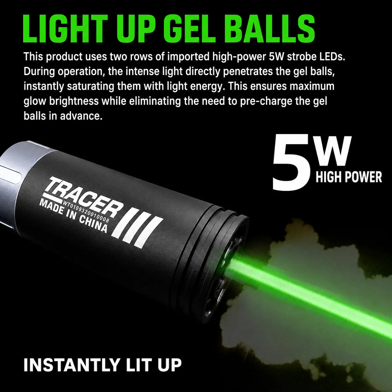 RGB Tracer For Luminous Bullet Shooting