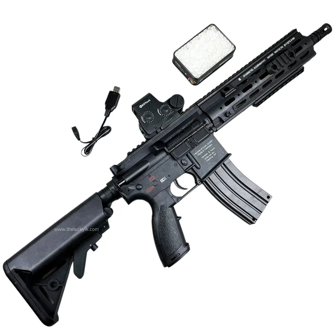Carbon Fiber HK416D Gel Blaster With SMR Handguard