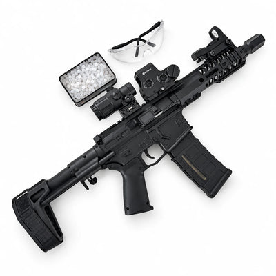 SLR Gel Blaster 2.0 With a Bolt That Moves Forward and Backward