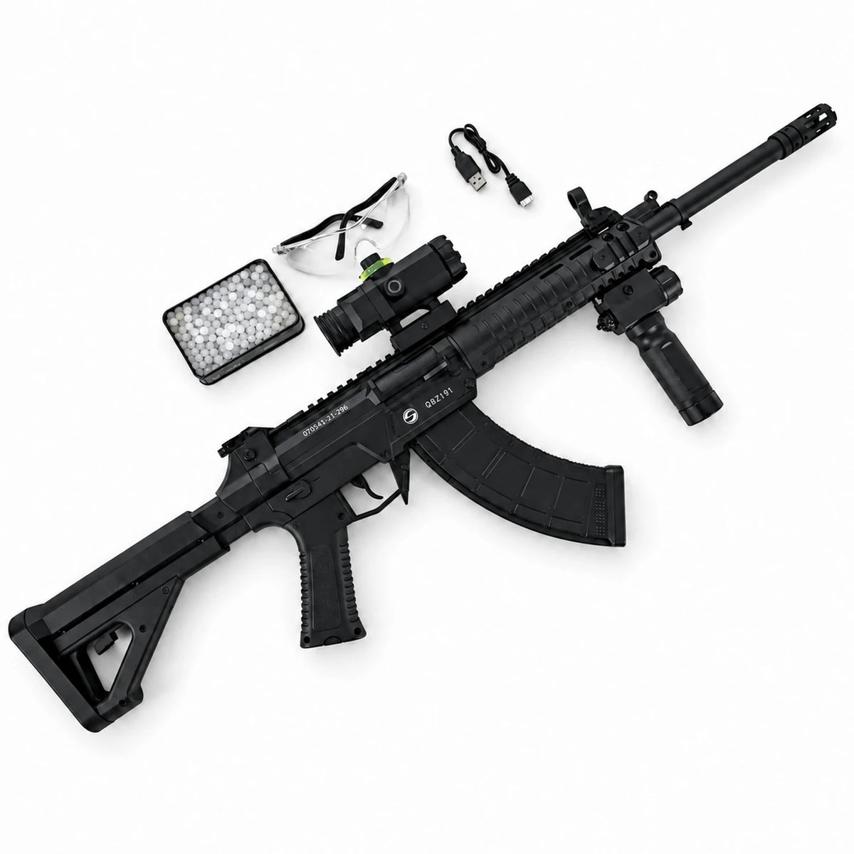QBZ 191 Gel Blaster With A Fire Control Chip