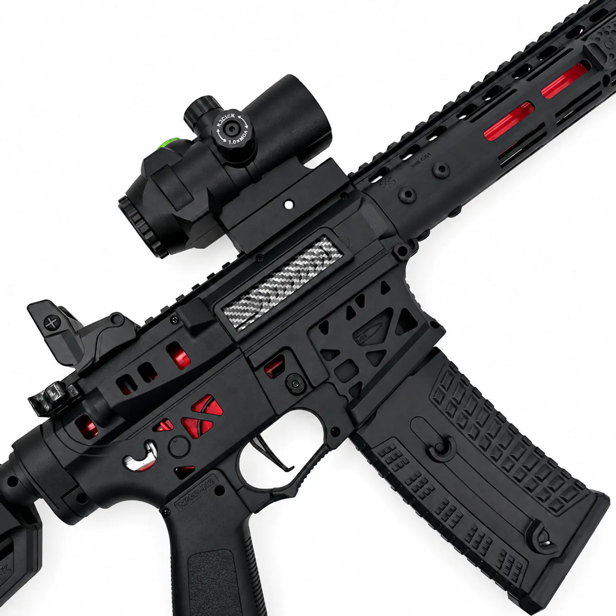 Tactical Edition N4 Blaze Gel Blaster With Carbon Fiber Accents
