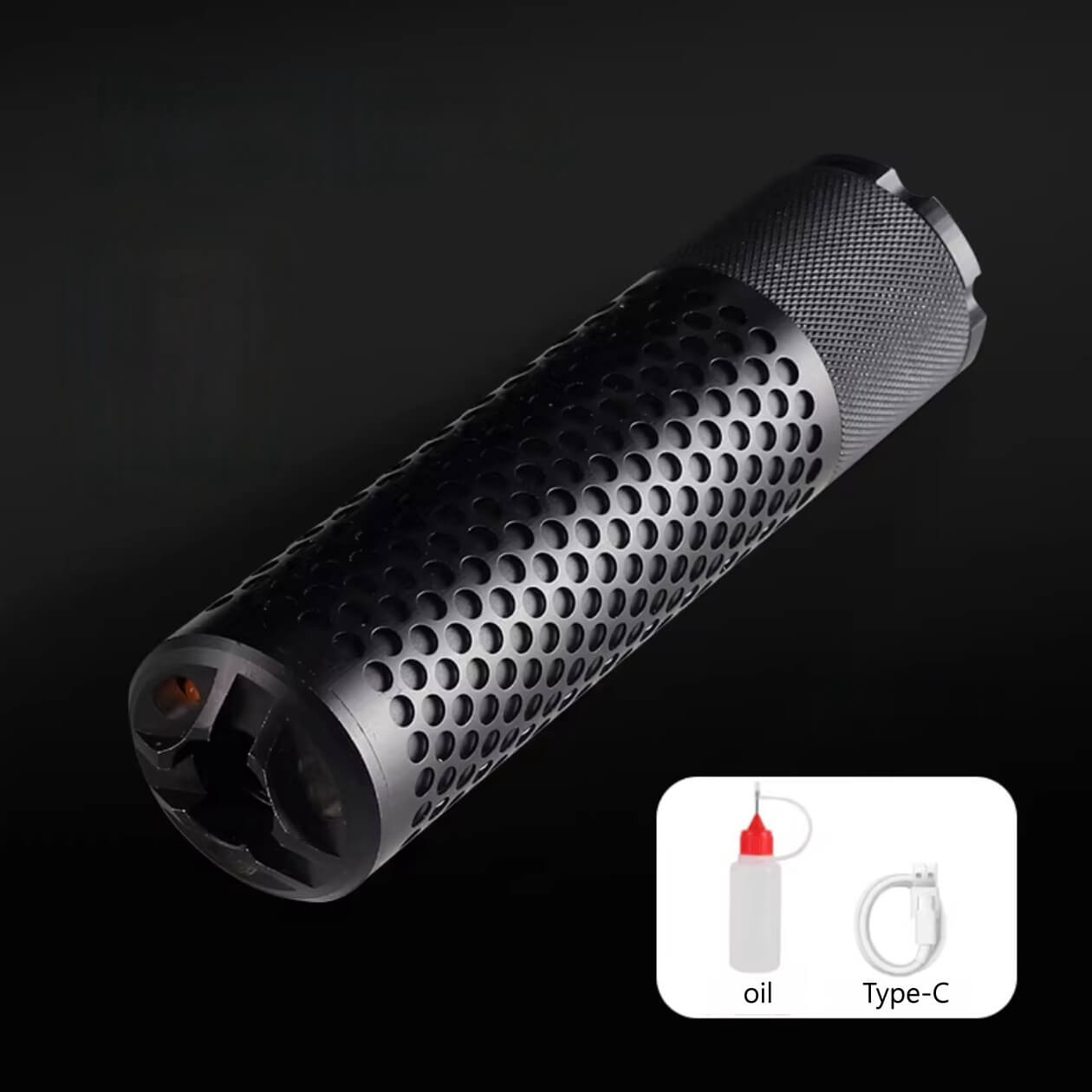 New Smoke Wolf Silencer For Both Gel blaster&Airsoft With 14mm Thread LKCJ