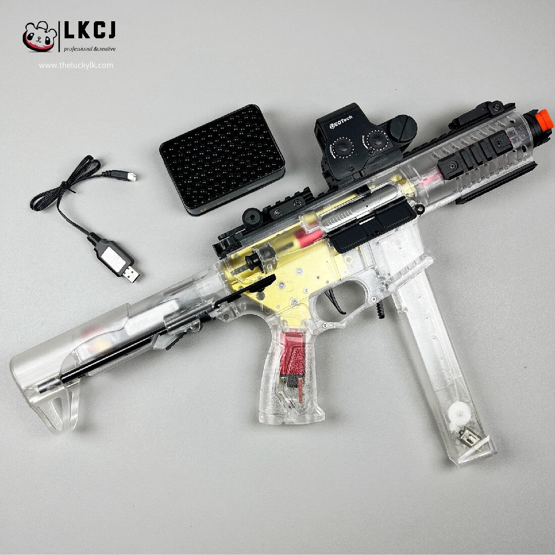 ARP9 Gel Blaster Transparent-Gold Version ToyGun