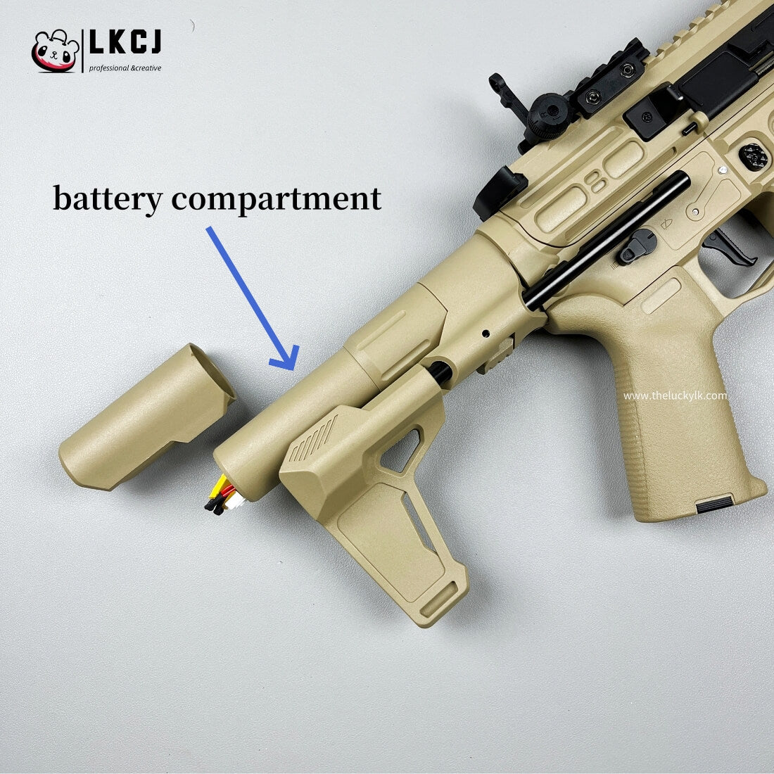 SLR PDW Gel Blaster With Programmable Fire Control Chip