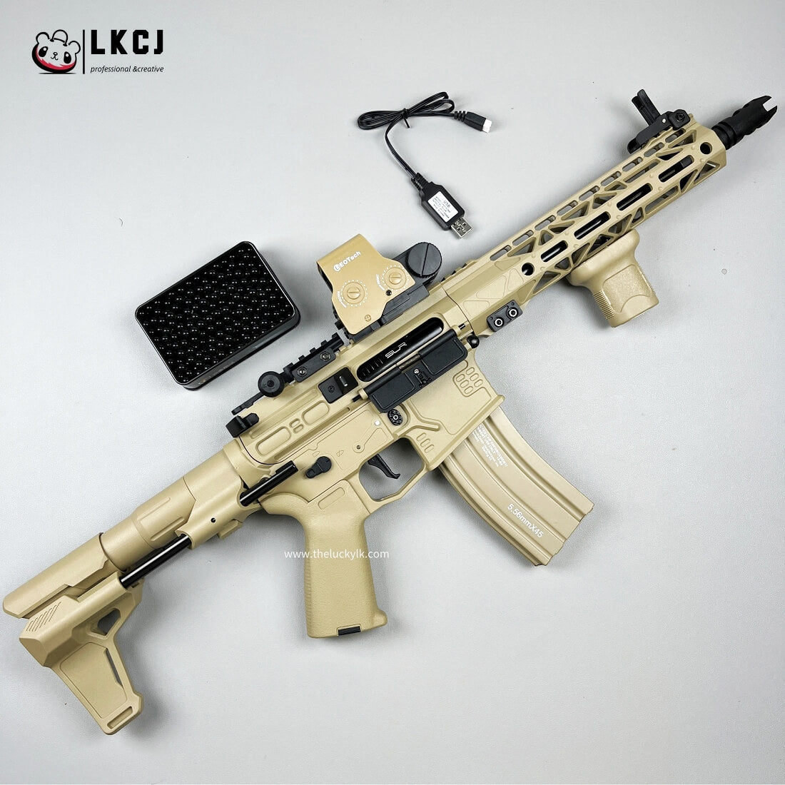 SLR PDW Gel Blaster With Programmable Fire Control Chip