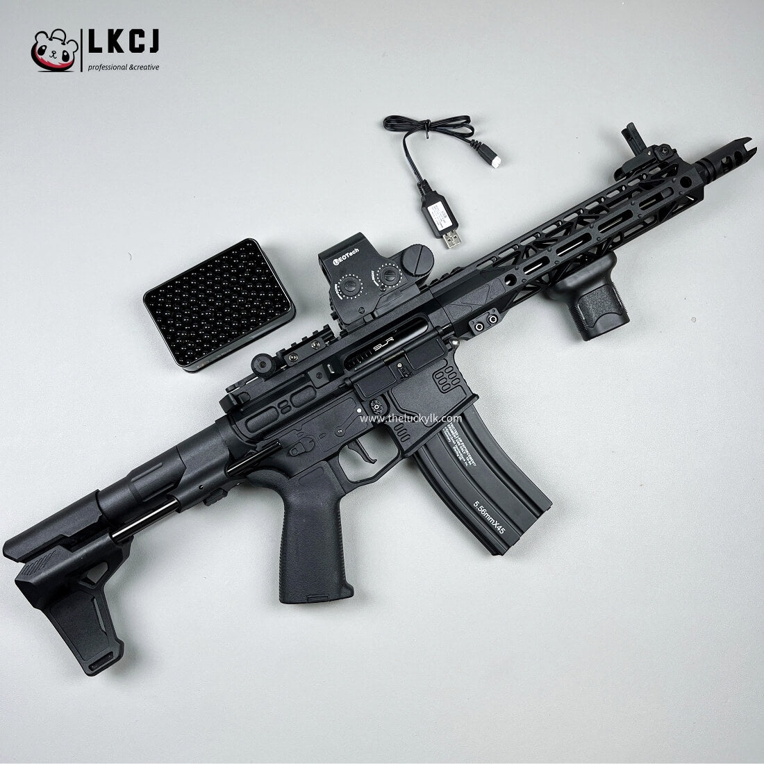 SLR PDW Gel Blaster With Programmable Fire Control Chip