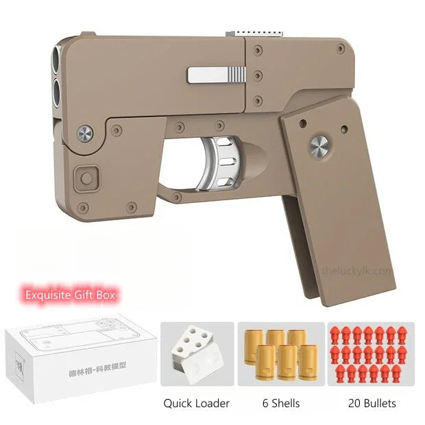 New Creative Foldable Phone Shape Pistol Nerf Toy Gun LKCJ