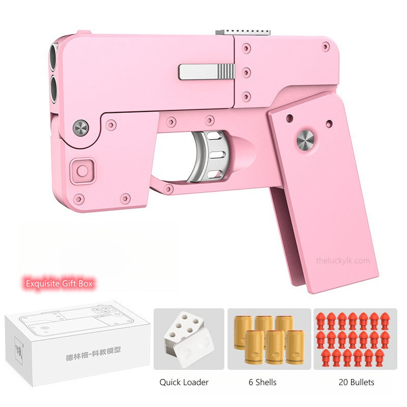 New Creative Foldable Phone Shape Pistol Nerf Toy Gun LKCJ