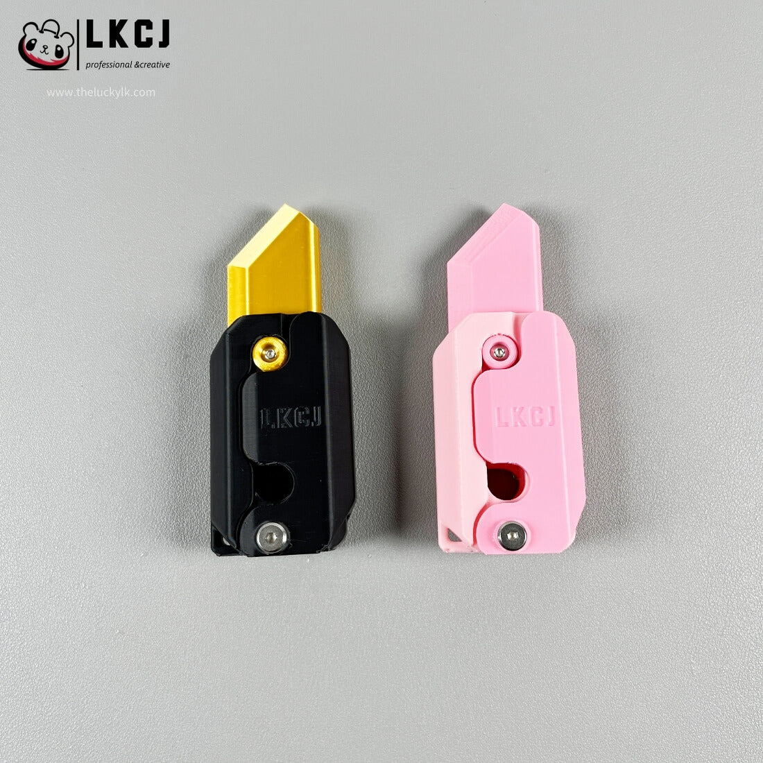 Real 3D Printed Mini 1911 Decompression Model Keychain, Non-launchable LKCJ