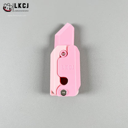Real 3D Printed Mini 1911 Decompression Model Keychain, Non-launchable LKCJ