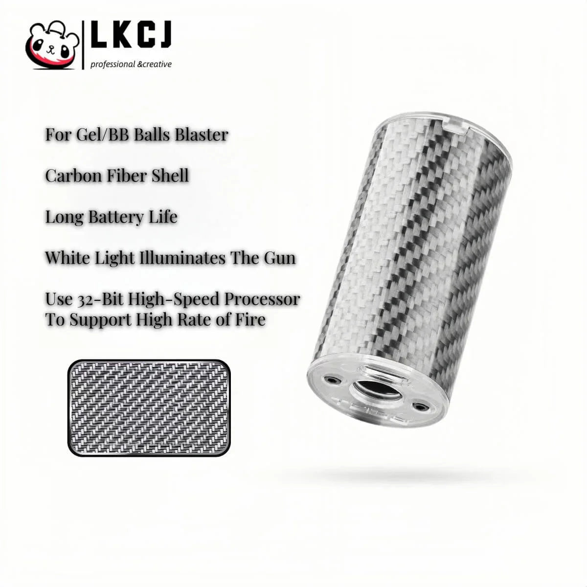 Carbon Fiber Tracer For Gel/BB Balls Blaster 2.0