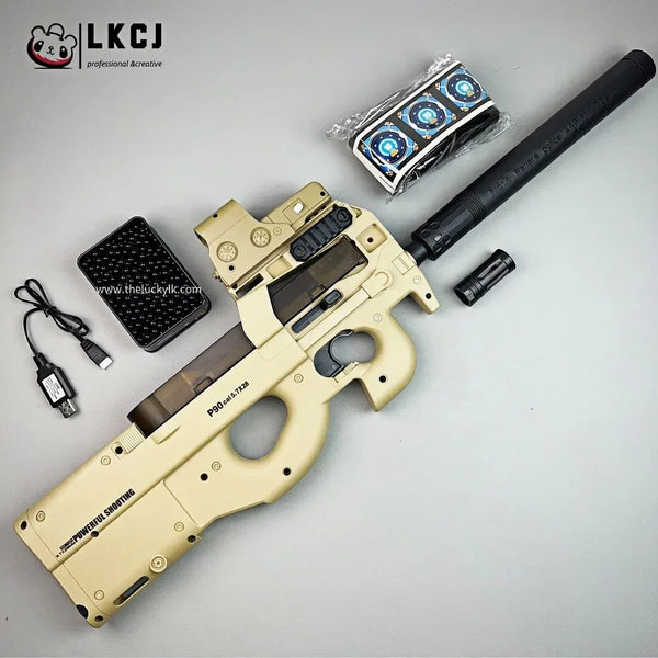New P90 Gel Blasters High Fire Speed Toy Gun LKCJ