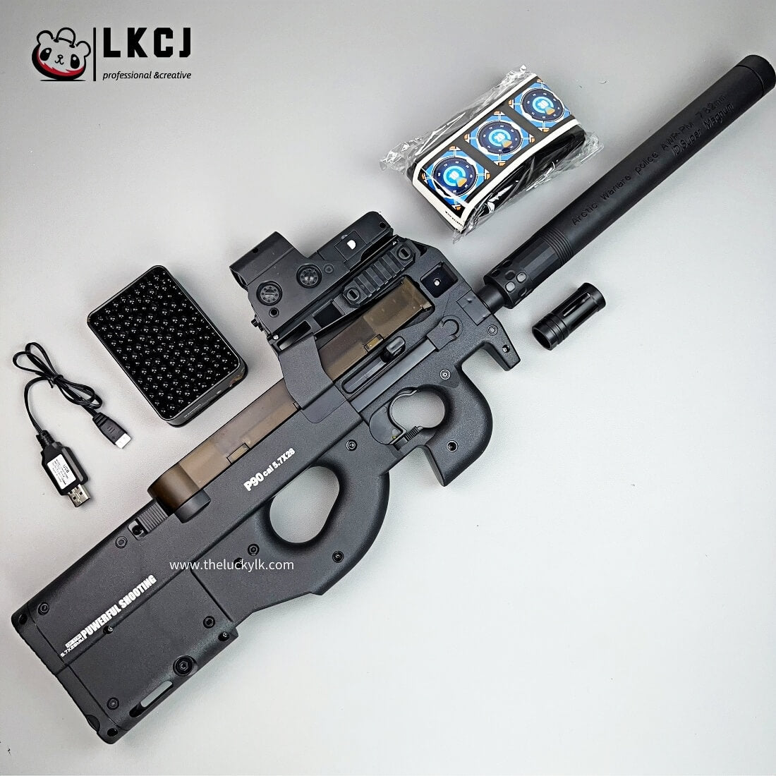 New P90 Gel Blasters High Fire Speed Toy Gun LKCJ