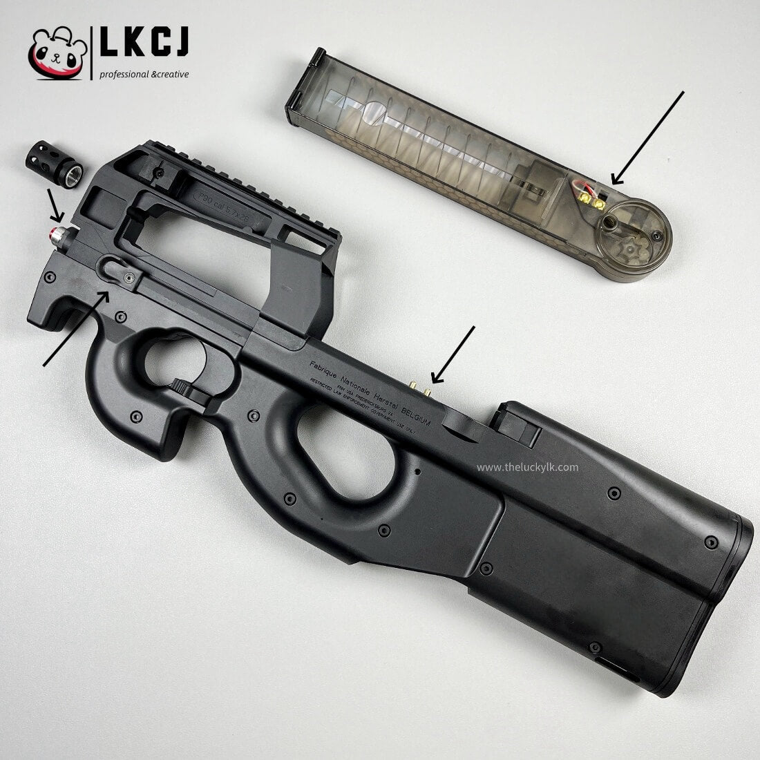 New P90 Gel Blasters High Fire Speed Toy Gun LKCJ