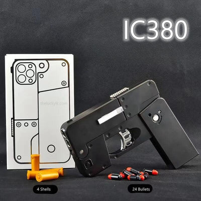 New Creative Foldable Phone Shape Pistol Nerf Toy Gun LKCJ