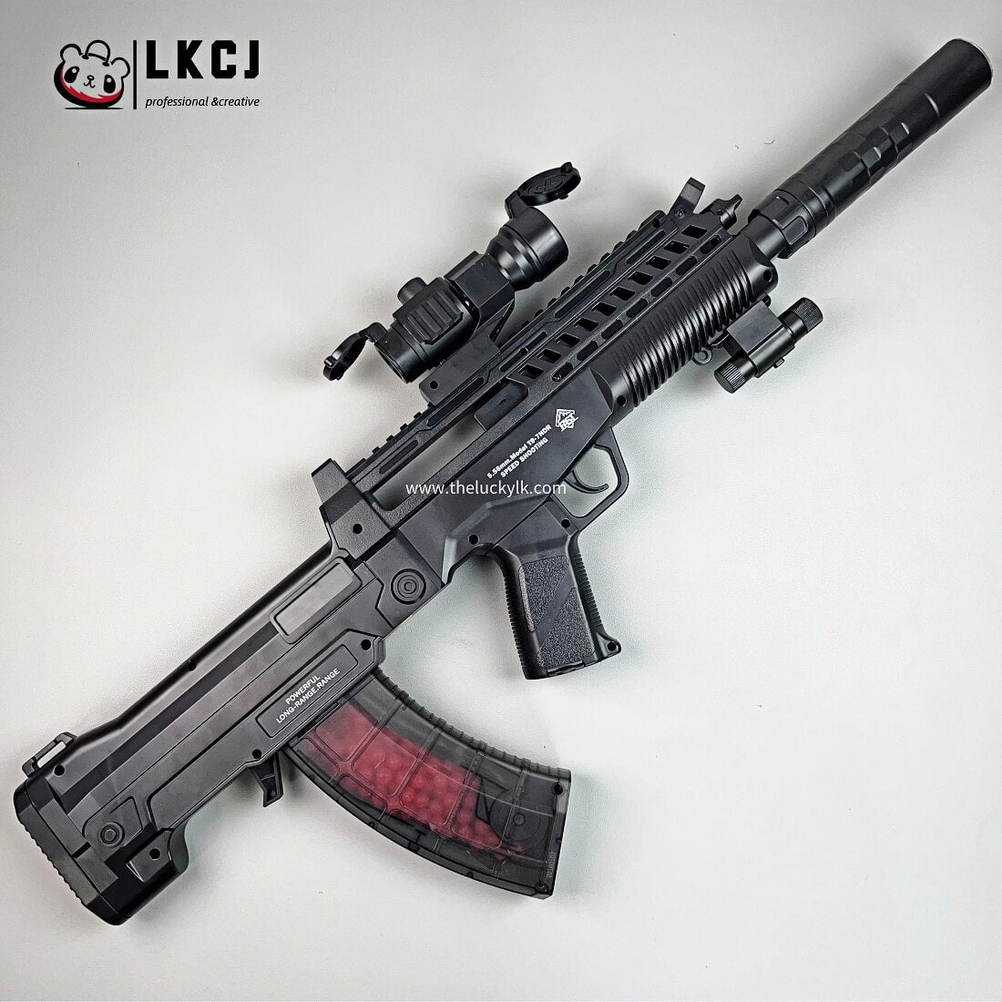 QBZ 191/97 Gel Blaster Toygun With Lighted Silencer LKCJ