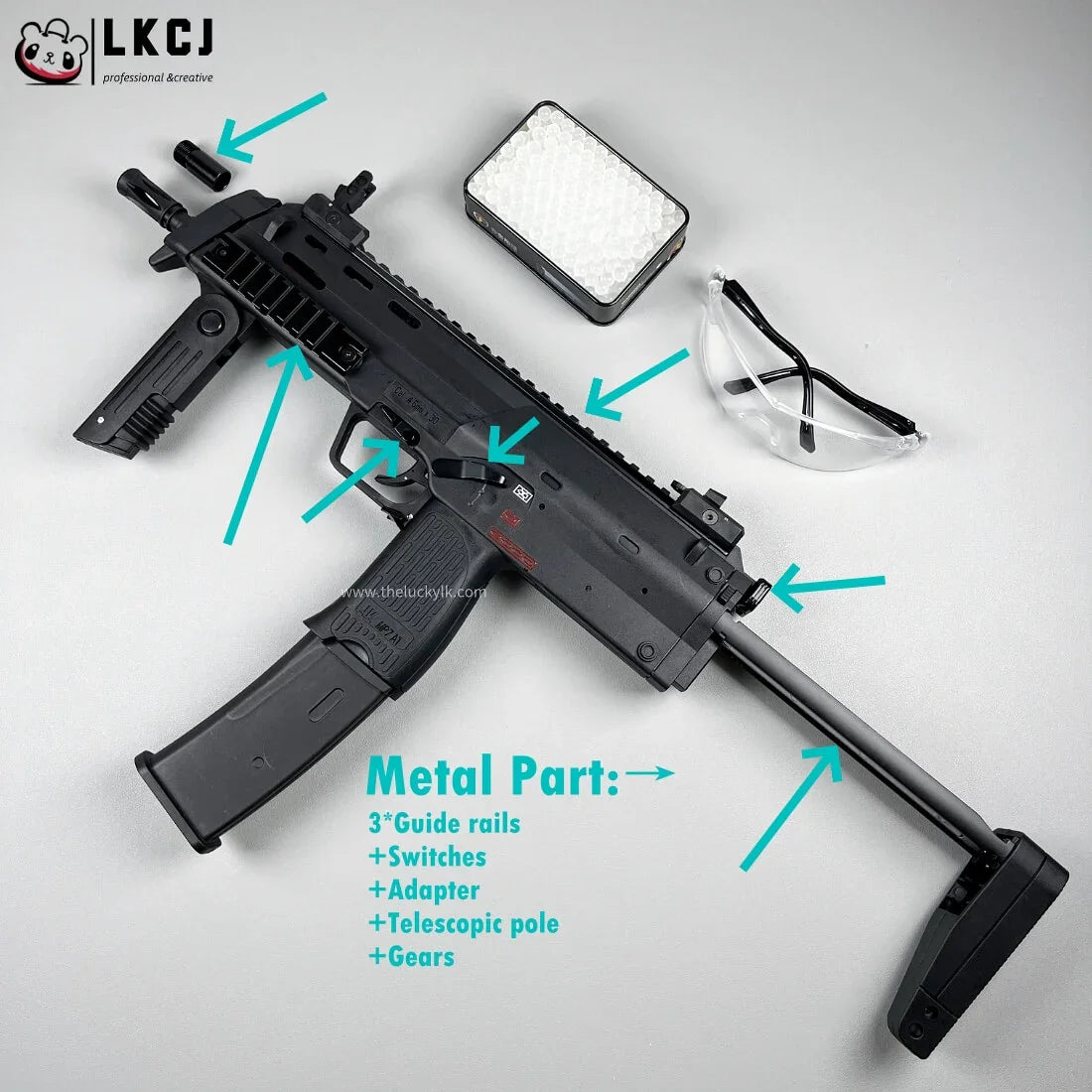 Upgraded MP7-A1 2.0 Gel Blaster