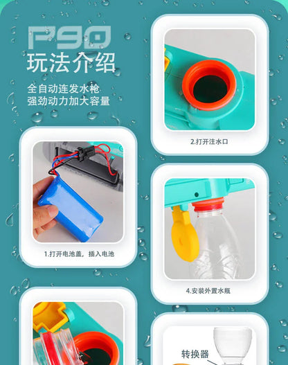 New P90 Water Gun(With Large battery, Hgh rate of fire) LKCJ