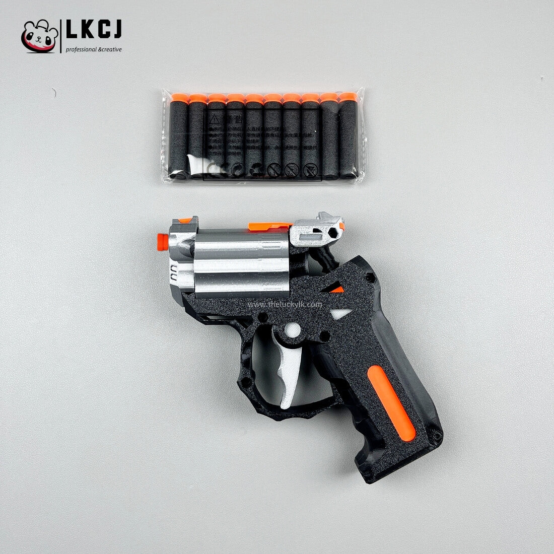 3D Printed Semi-Automatic Revolver