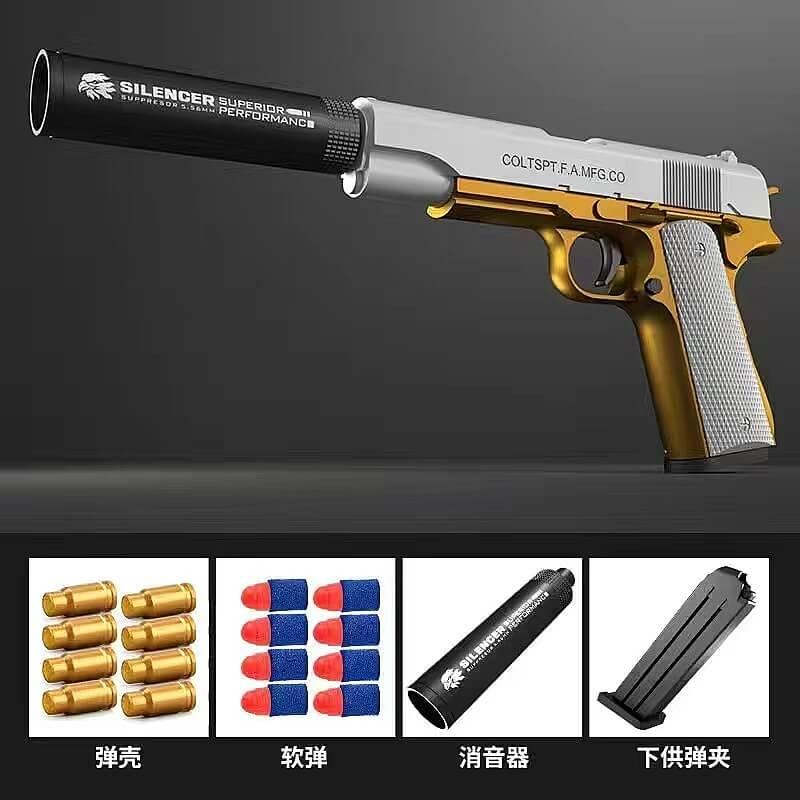 New Plastic EVA Foam Darts Bullets Gun Aim Train Handgun Air Gun LKCJ