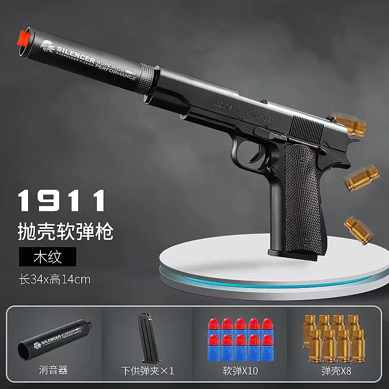 New Plastic EVA Foam Darts Bullets Gun Aim Train Handgun Air Gun Sniper LKCJ